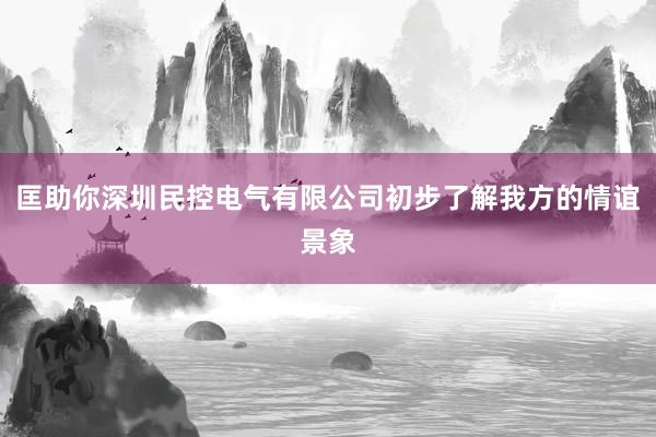 匡助你深圳民控电气有限公司初步了解我方的情谊景象